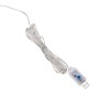Гирлянда светодиодная "Роса "Светодиодный дождь" 3х2м LED мультиколор 12Вт IP20 USB+пульт управления