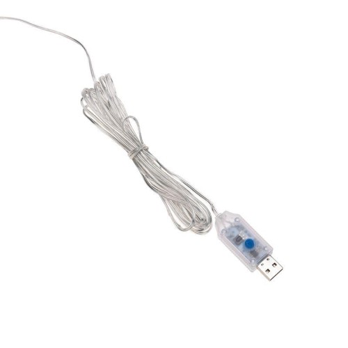 Гирлянда светодиодная "Роса "Светодиодный дождь" 3х2м LED мультиколор 12Вт IP20 USB+пульт управления