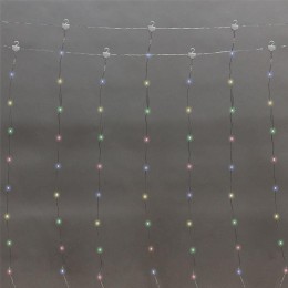 Гирлянда светодиодная "Роса "Светодиодный дождь" 3х2м LED мультиколор 12Вт IP20 USB+пульт управления