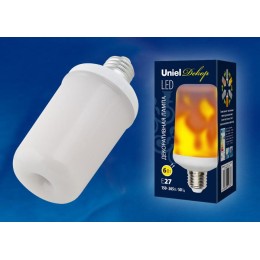 Лампа светодиодная LED-L60-6W-FLAME-E27-FR PLD01WH 6Вт матовая E27 декоративная (упак. картон) Uniel