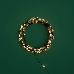 Гирлянда "Роса" 30м 300LED тепл. бел. IP20 230В с контроллером провод зел. Neon-Night 303-276