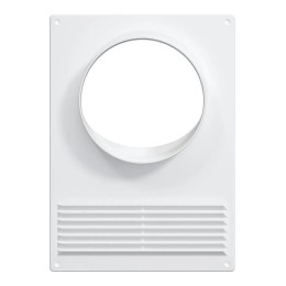 Площадка торцевая пластиковая с решеткой 180х250 фланец D120 ERA 120ПТПР