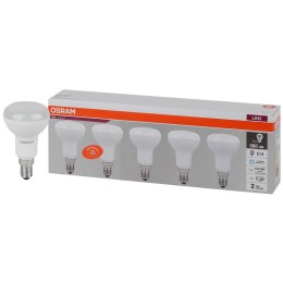 Лампа светодиодная LED Value LV R50 60 7SW/865 7Вт рефлектор матовая E14 230В 2х5 (уп.5шт) OSRAM 405
