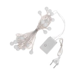 Гирлянда светодиодная "Шарики" 5м 20LED мульти (RG/RB) IP20 230В с контроллером 8 режимов провод про