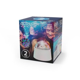 Светильник светодиодный Mood 3Вт диско с фиксированной проекцией с кабелем электропитания и выкл. бе