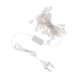 Гирлянда светодиодная "Шарики" 5м 20LED мульти (RG/RB) IP20 230В мигание провод прозр. Neon-Night 30