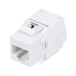 Вставка Keystone Jack RJ45 (8P8C) кат.6A KJ-RJ45-Cat.6A-180-Toolless 180град. без инструмента Toolle