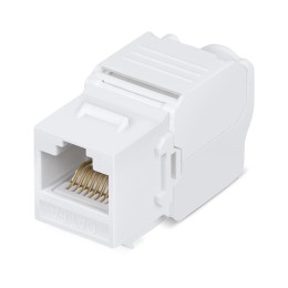 Вставка Keystone Jack RJ45 (8P8C) кат.6A KJ-RJ45-Cat.6A-180-Toolless 180град. без инструмента Toolle