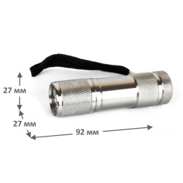 Фонарь UF9LED 3хR03 9LED алюм. металлик (короб) Ultraflash 7903