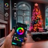 Гирлянда светодиодная смарт "Роса" "Нить" с крупными светодиодами 10м 100LED RGB IP20 USB провод про