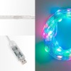 Гирлянда светодиодная смарт "Роса" "Нить" с крупными светодиодами 10м 100LED RGB IP20 USB провод про