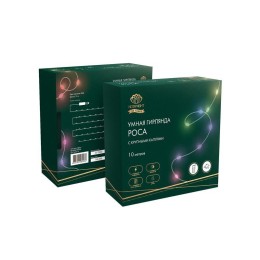 Гирлянда светодиодная смарт "Роса" "Нить" с крупными светодиодами 10м 100LED RGB IP20 USB провод про