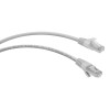 Патч-корд F/UTP кат.5E PC-FTP-RJ45-Cat.5e-1m-LSZH 2хRJ45/8p8c экранир. LSZH 1м сер. Cabeus 8870c