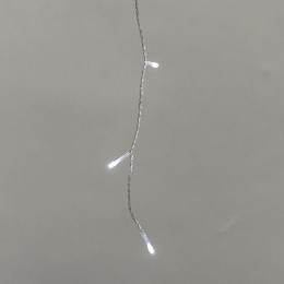 Гирлянда светодиодная "Айсикл" (бахрома) 10х0.6м 238LED бел. 5.1Вт 230В IP44 эффект мерцания провод