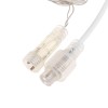 Гирлянда светодиодная "Айсикл" (бахрома) 10х0.6м 238LED бел. 5.1Вт 230В IP44 эффект мерцания провод