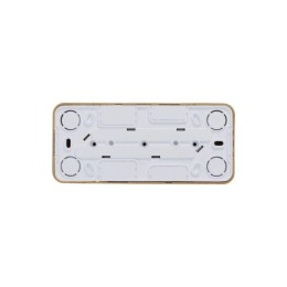 Розетка 3-м ОП Blanca 16А IP20 250В без заземл. без защ. шторок с изолир. пластиной ясень SE BLNRA00