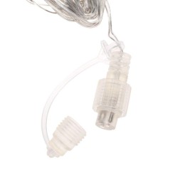 Гирлянда светодиодная "Айсикл" (бахрома) 10х0.6м 238LED тепл. бел. 5.1Вт 230В IP44 эффект мерцания п