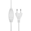 Гирлянда светодиодная "Айсикл" (бахрома) 10х0.6м 238LED тепл. бел. 5.1Вт 230В IP44 эффект мерцания п