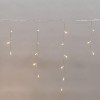 Гирлянда светодиодная "Айсикл" (бахрома) 10х0.6м 238LED тепл. бел. 5.1Вт 230В IP44 эффект мерцания п