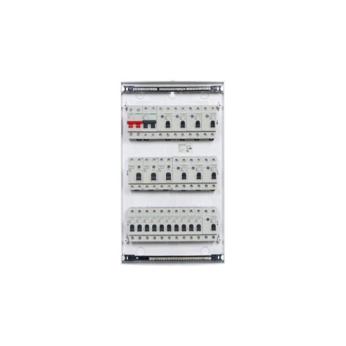 Бокс навесной ОП City9 Box 3 ряда 36мод. с прозр. дверцей SE EZ9E312S2SRU