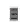 Бокс навесной ОП City9 Box 3 ряда 36мод. с прозр. дверцей SE EZ9E312S2SRU