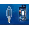 Лампа светодиодная LED-C35-11W-4000K-E14-CL PLS02WH 11Вт свеча 4000К нейтр. бел. (упак. картон). Uni