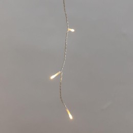Гирлянда светодиодная "Айсикл" (бахрома) 5х0.6м 112LED тепл. бел. 3.4Вт 230В IP44 эффект мерцания пр