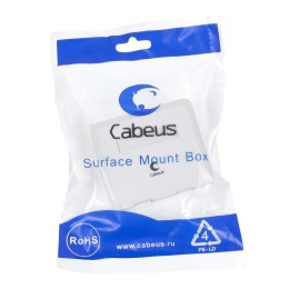 Корпус внешней настенной розетки MB-2 на 2 Keystone Cabeus 7446c