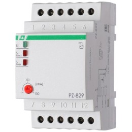 Реле уровня PZ-829 (двухуровневый монтаж на DIN-рейке 35мм 230В AC 2х16А 2перкл. IP20) F&F EA08.001.