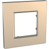 Рамка 1-м Unica quadro медь SchE MGU6.702.56