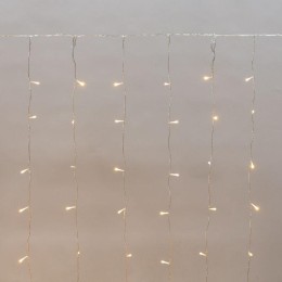Гирлянда светодиодная "Светодиодный Дождь" 2х3м 300LED тепл. бел. 8.5Вт 230В IP44 эффект мерцания пр