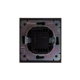 Выключатель проходной (переключатель) 1-кл. СП STRONG MIELE 10А графит Kranz KR-78-0708-6