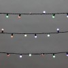 Гирлянда светодиодная "Мультишарики" 20м d15мм 200LED мульти (RG/RB) 11Вт 230В IP44 мигание провод з