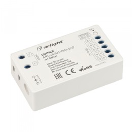 Arlight Диммер ARL-SIRIUS-DIM-SUF (12-24V, 4x4A, 2.4G) (IP20 Пластик, 3 года)
