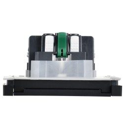 Розетка СП FORTE&PIANO16А IP44 FP119 с заземл. защ. шторки с крышкой безвинт. крепл. черн. IEK FP-R1