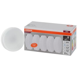 Лампа светодиодная LED Value LVGX5375 10SW/865 10Вт GX53 230В 2х5 RU (уп.5шт) OSRAM 4058075584204