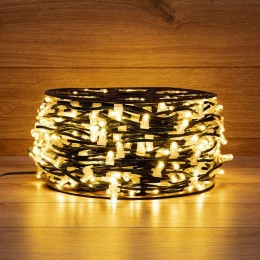 Гирлянда светодиодная "LED ClipLight" 1.5м 665LED тепл. бел. 80Вт 12В IP65 трансф. в компл. провод П