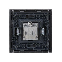 Розетка 2-м TV+SAT FORTE&PIANO FP538 сталь IEK FP-AF20-O-K46