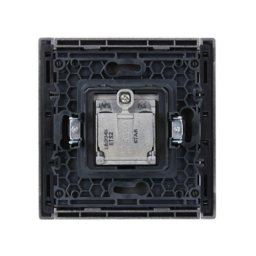 Розетка 2-м TV+SAT FORTE&PIANO FP538 сталь IEK FP-AF20-O-K46