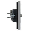 Розетка 2-м TV+SAT FORTE&PIANO FP538 сталь IEK FP-AF20-O-K46
