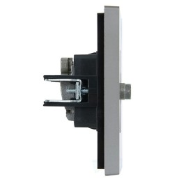 Розетка 2-м TV+SAT FORTE&PIANO FP538 сталь IEK FP-AF20-O-K46