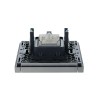 Розетка 2-м TV+SAT FORTE&PIANO FP538 сталь IEK FP-AF20-O-K46