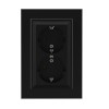 Розетка двойная с заземления Karea черн. Makel 56054082