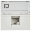 Розетка компьютерная 2мод. РКИ-20-00-П RJ45 кат.5E UTP механизм PRIMER IEK CKK-40D-RI2-K01