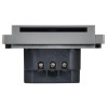 Выключатель карточный FORTE&PIANO 30А FP543 сталь IEK FP-V11-0-10-1-K46