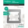Рамка 1-м Glossa алюм. SE GSL000301