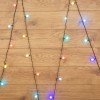 Гирлянда светодиодная "Шарики" 5м d18мм 30LED RGB 3.6Вт 220-240В IP20 провод ПВХ темн. зел. Neon-Nig