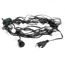 Гирлянда светодиодная "Шарики" 5м d18мм 30LED RGB 3.6Вт 220-240В IP20 провод ПВХ темн. зел. Neon-Nig