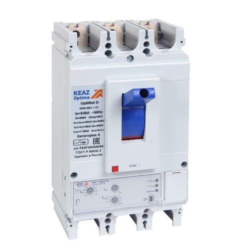 Выключатель автоматический OptiMat D630H-MR1.1-У3 КЭАЗ 321654
