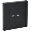 Розетка USB A+A 3.1А FORTE&PIANO FP149 черн. IEK FP-U21-D31-K02